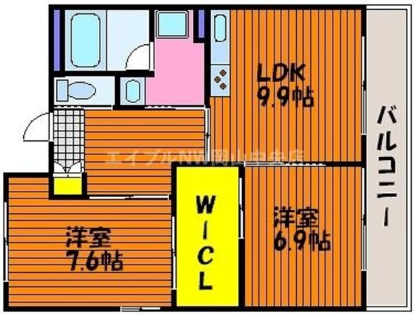 ハアラン御南の物件間取画像